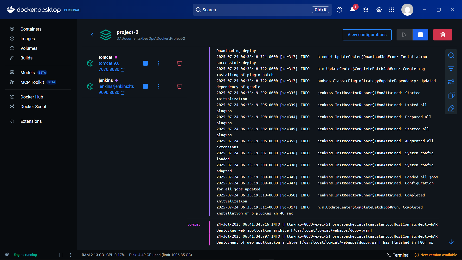 Dockerized Jenkins Pipeline